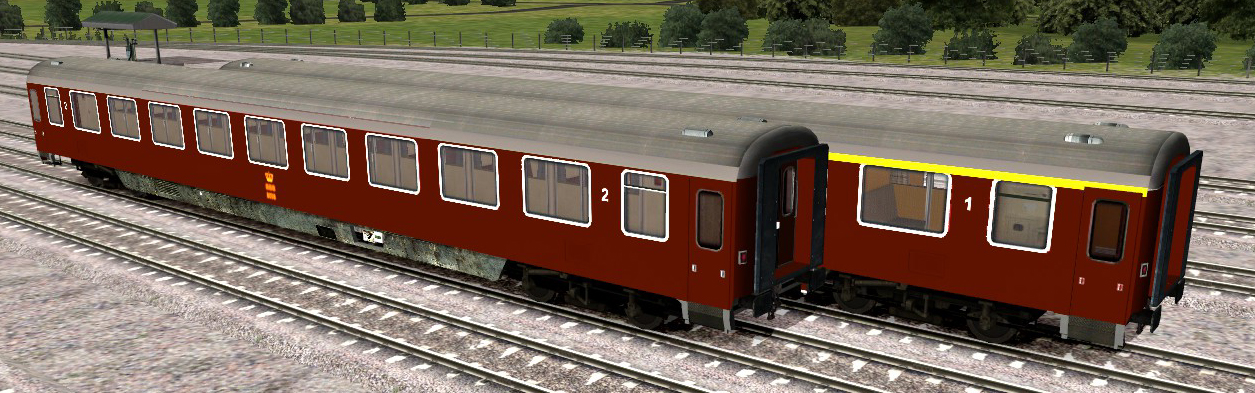 DSB Litra A og B Brun (Repaint)